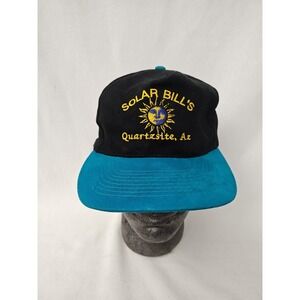 Vintage Otto Solar Bill's Strapback Hat Cap One Size Fit Most Quartzsite Arizona